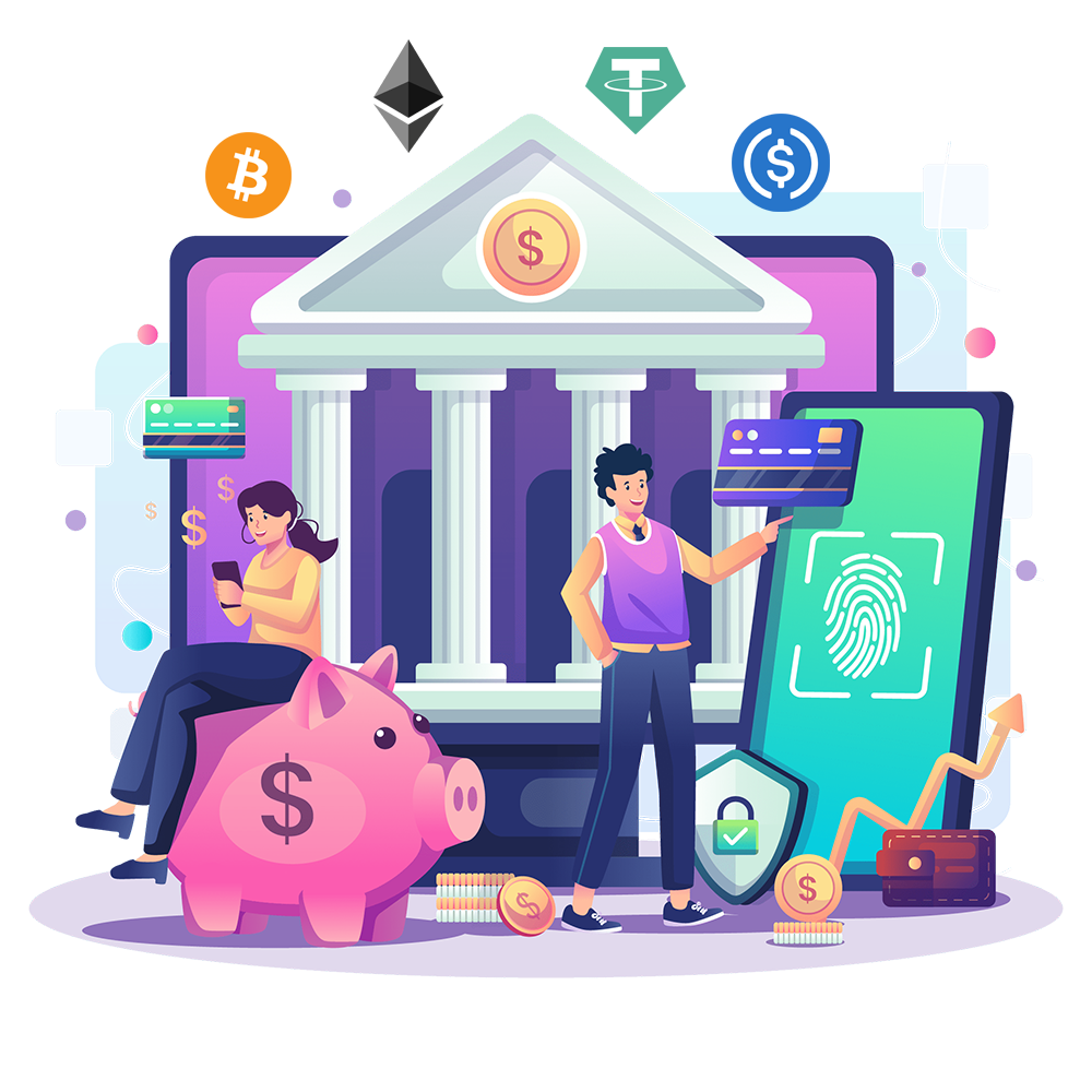 USD on ramp to crypto for businesses